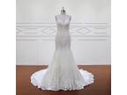 Alvoi's Sheath Lace Wedding Gown