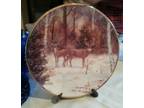 Limited edition of a deer plate