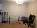 Glass Table with chairs and matching entertainment centers