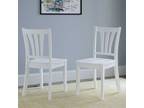 Wood Dining Chairs- White