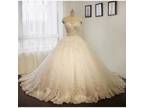 Darby's Princess Long Sleeve Lace Wedding Gown