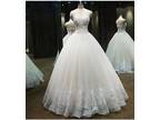 Sheala's Elegant A Line Strapless Wedding Gown