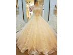 Lillian's Lace Princess A Line Wedding Gown