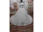 Belinda's A Line Lace Wedding Gown