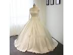 Mia's Tulle Applique A Line Wedding Gown