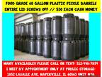 Heavy Duty Plastic Mixing and Storage Barrels