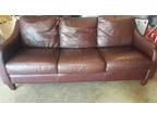 Brown Leather Couch