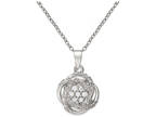 Diamond 1/10ct love knot Necklace + Free shipping