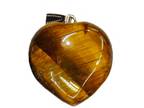 Tigers Eye Pendant Heart Shape