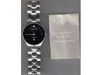 Geoffrey Beene Silver & Black Watch-New !!