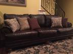 Living room sofa set (4-piece) leatherette