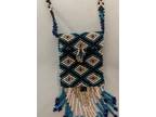 Vintage Beaded Amulet Necklace