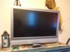 Toshiba 37in flat-screen TV gray on swivel stand