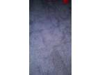 Blue carpet with pad, carpet is in very good condition and is quality carpet.