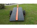 motorcycle/lawnmower dump bed trailer