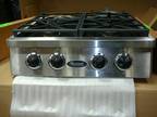 Gourmet Stainless 30" Professional Rangetop 4 Burner Natural Gas / LP