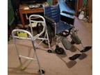 Wheel chair/walker bundle