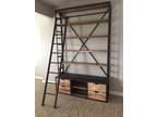 Bookshelf with ladder