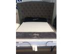 NEW and Beautiful King size bed and Back Board Set!!!!!!!! ONLY ONE