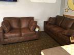 brown micro fiber couches