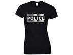 POLICE WOMAN SEXY 5 PCS T SHIRT TUTU STOCKINGS MINI HAT BRACES : Momo Fashions