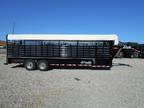 24ft Delta Cattleman Stock Trailer Come check out this sharp trailer!