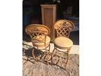 2 metal country design kitchen/bar stools