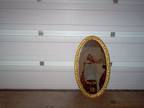 Oval mirror 41"h x 23"w