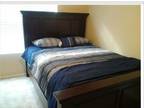 Dark Solid Wood Queen Size Bed with out Mattress