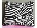 zebra throw pillows