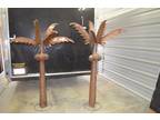 Metal palm trees