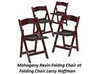 Mahogany Resin Foldng Chair at Folding Chair Larry Hoffman