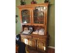 Curio Cabinet with Drawers. Storage and a Light