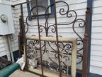 Custom Iron King Size Headboard/Footboard