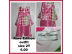 Rare Edition 2 pc. outfit size 2T