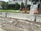 15' Long Highway Rated Concrete Jersey Barriers 6600LBS Each