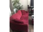 Couch love seat ottoman