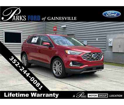 2024 Ford Edge Titanium is a Red 2024 Ford Edge Titanium SUV in Gainesville FL