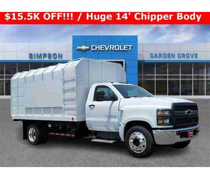 2023 Chevrolet Silverado 5500HD Work Truck is a White 2023 Chevrolet Silverado Truck in Garden Grove CA