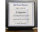 COQUETTE -Mint unplayed Hot Piano Classics John Farrell recut