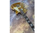 Gold LP electric guitar HH pickup chrome-plated hardware mahogany body 6 strings