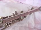 VINTAGE CLARINET HORN INSTRUMENT CHAMPLAIN ITALY w/ CASE