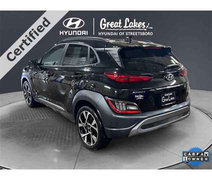 2022 Hyundai Kona Limited is a Black 2022 Hyundai Kona Limited SUV in Streetsboro OH