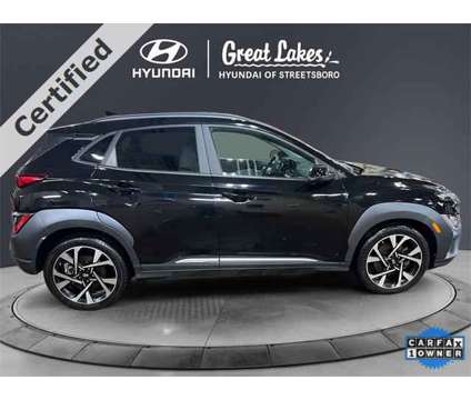 2022 Hyundai Kona Limited is a Black 2022 Hyundai Kona Limited SUV in Streetsboro OH