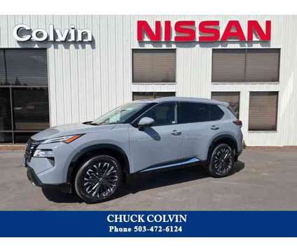 2024 Nissan Rogue Platinum is a Grey 2024 Nissan Rogue Car for Sale in Mcminnville OR