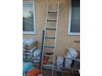 16 Aluminum extension ladder (vintage)