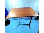 Antique Industrial Adjustable Bed Tilt Drafting Medical Table Steampunk Iron