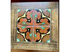 Catalina California or Mission Arts & Crafts Style Spanish Tile Top Side Table