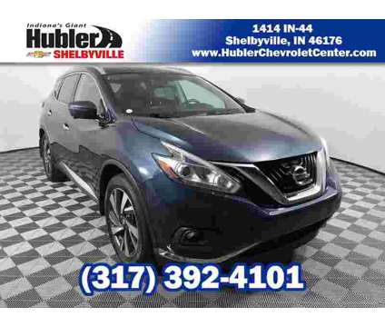 2017UsedNissanUsedMuranoUsed2017.5 AWD is a Blue 2017 Nissan Murano Car for Sale in Shelbyville IN