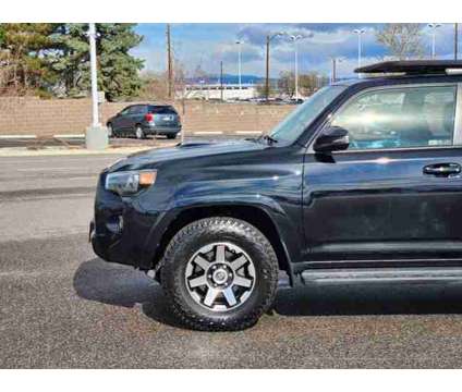 2019 Toyota 4Runner TRD Off-Road Premium is a Black 2019 Toyota 4Runner TRD Off Road Car for Sale in Denver CO